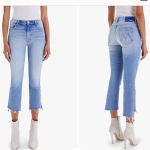 MOTHER The Inside Crop Step Fray